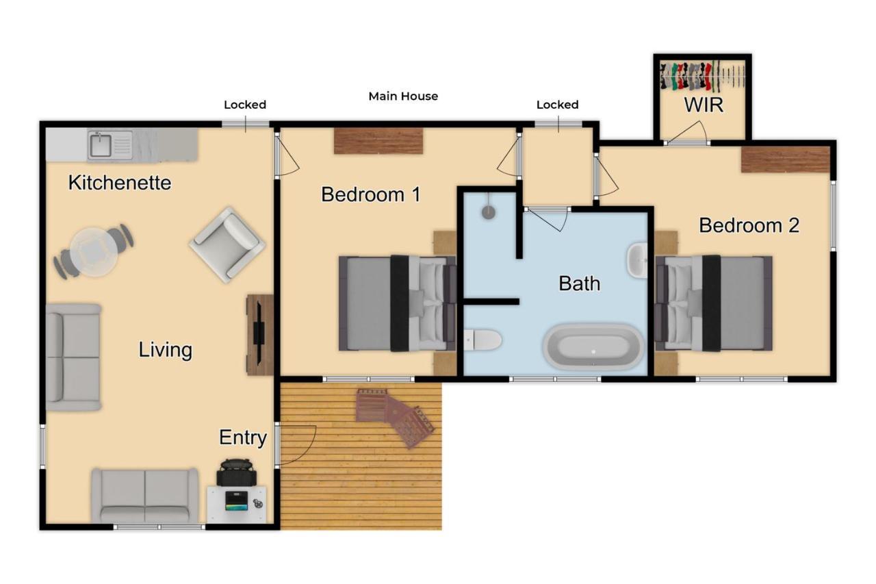 Sweet Magnolia 1 Or 2 Bedroom Suite St Kilda Cambridge With Complimentary Continental Breakfast מראה חיצוני תמונה